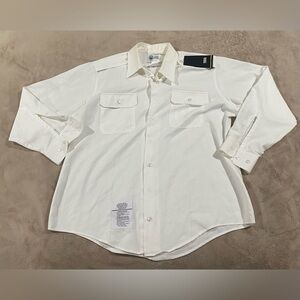US Military Dress White Shirt 17x32/33 Garrison Collection DLA Uniform NSN